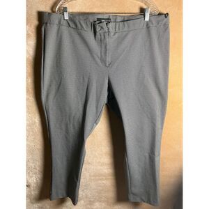 Amanda Chelsea Houndstooth Trousers Pants Womens Size‎ 18W Black White Cropped